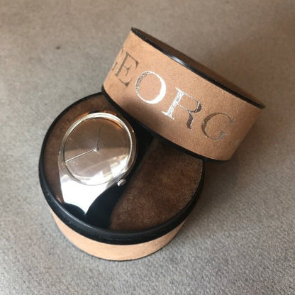 Estate Georg Jensen Open Bangle Watch by Vivianna Torun No 236
