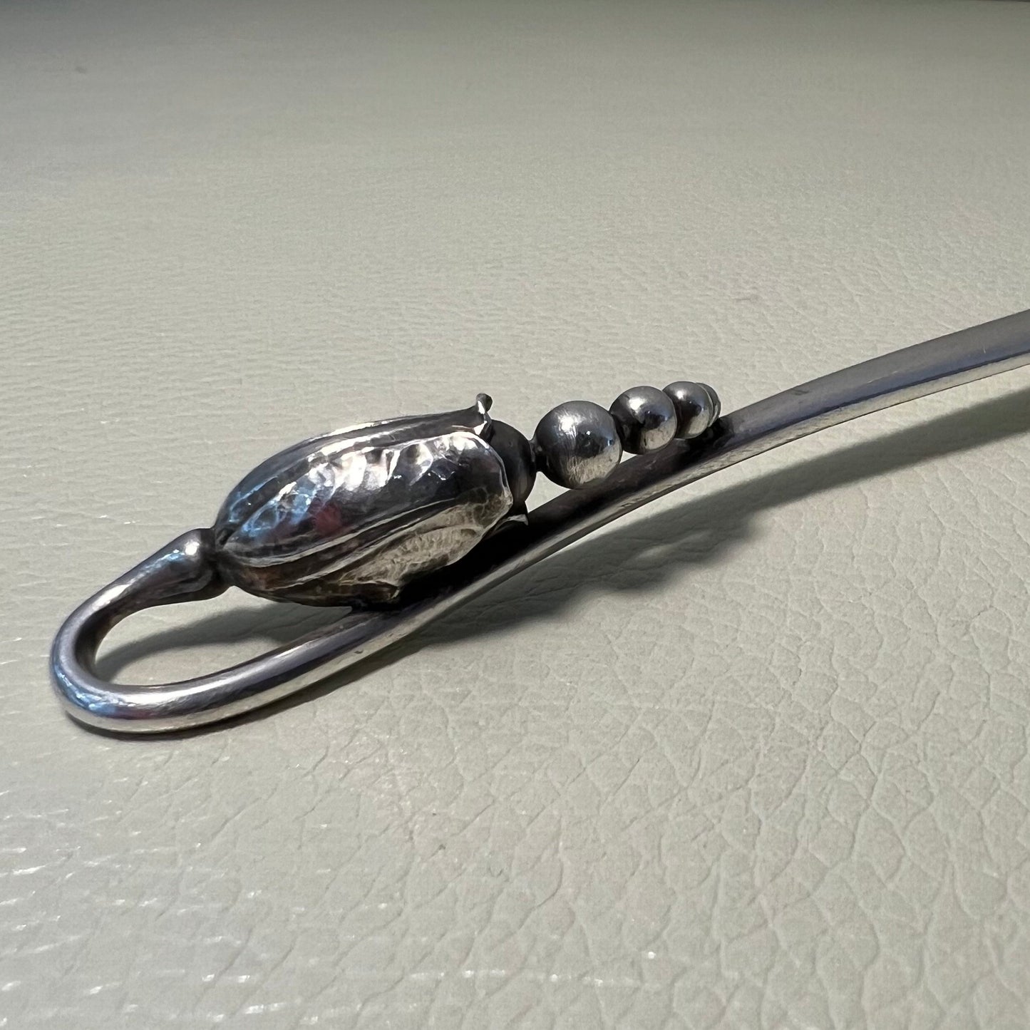 Estate Georg Jensen Sterling Silver "Blossom" Cold Meat Fork Design No. 84