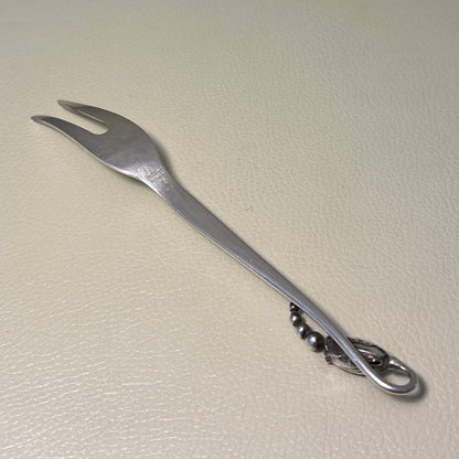 Estate Georg Jensen Sterling Silver "Blossom" Cold Meat Fork Design No. 84