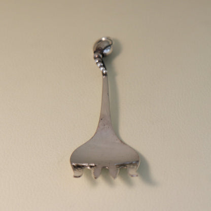 Estate Georg Jensen Sterling Silver "Blossom" Hors d'oeuvre Fork No. 84