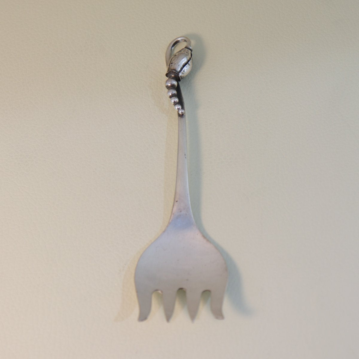 Estate Georg Jensen Sterling Silver "Blossom" Hors d'oeuvre Fork No. 84