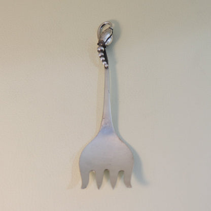 Estate Georg Jensen Sterling Silver "Blossom" Hors d'oeuvre Fork No. 84