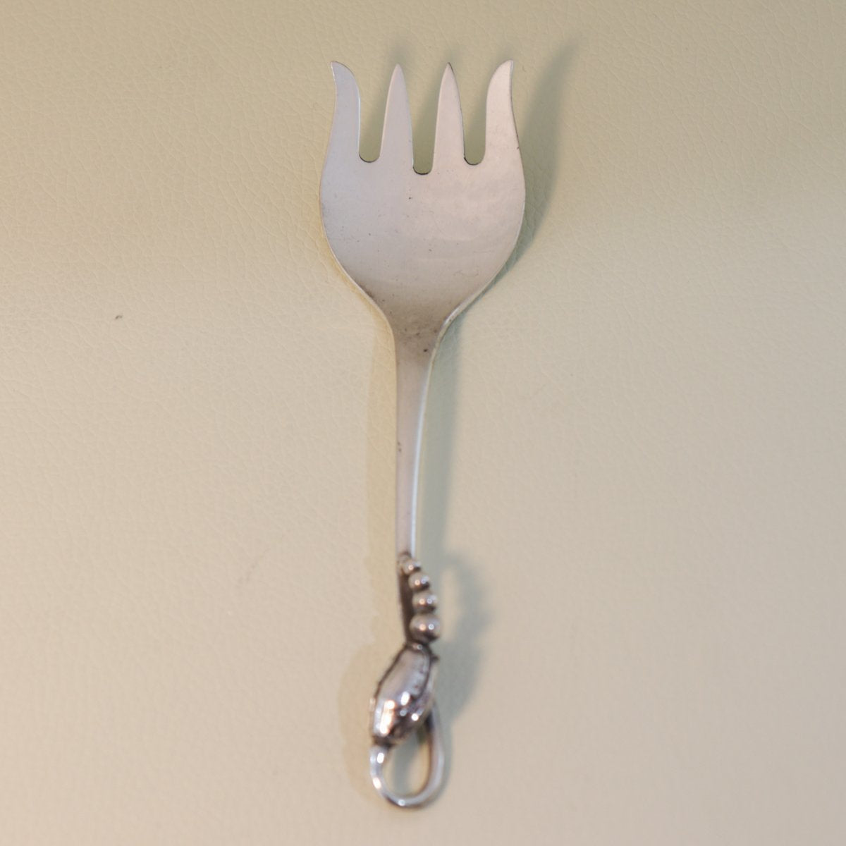 Estate Georg Jensen Sterling Silver "Blossom" Hors d'oeuvre Fork No. 84