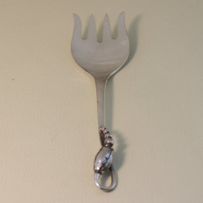 Estate Georg Jensen Sterling Silver "Blossom" Hors d'oeuvre Fork No. 84