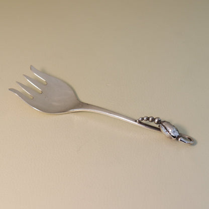 Estate Georg Jensen Sterling Silver "Blossom" Hors d'oeuvre Fork No. 84
