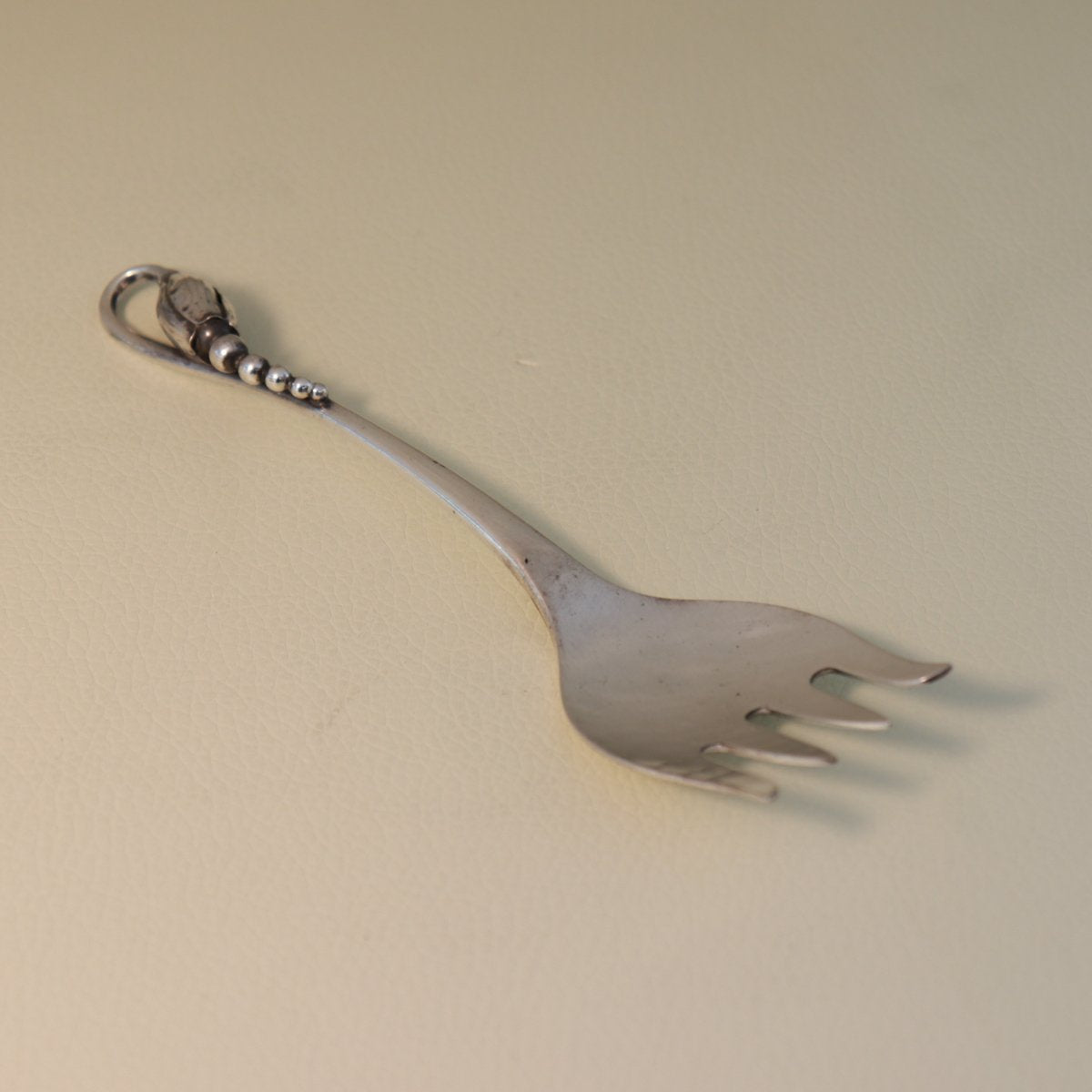 Estate Georg Jensen Sterling Silver "Blossom" Hors d'oeuvre Fork No. 84