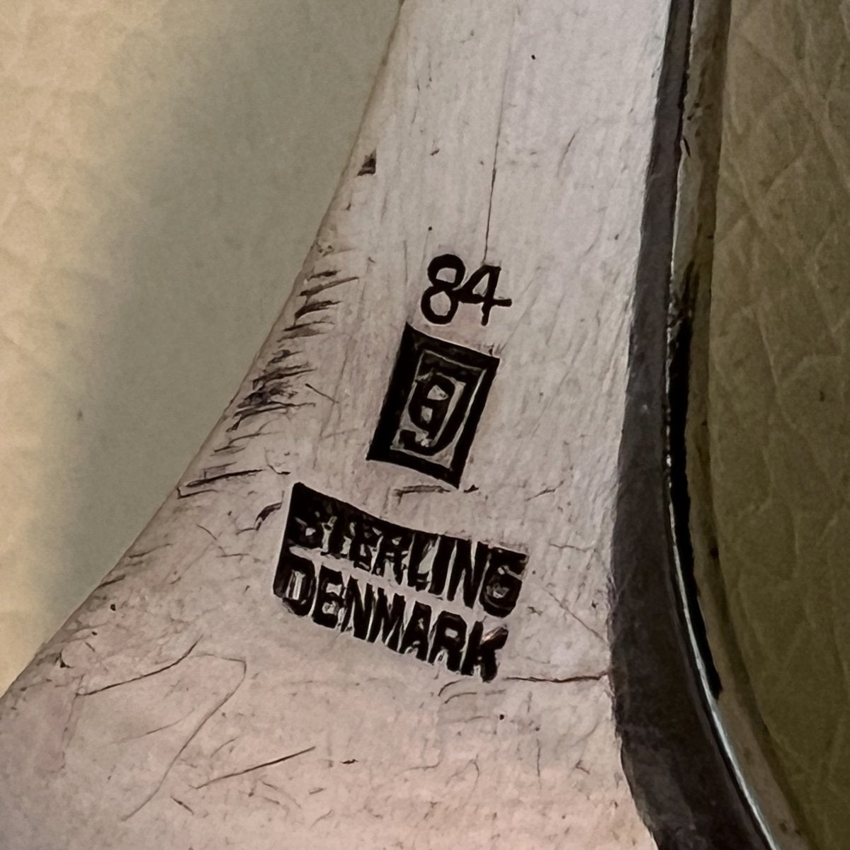 Estate Georg Jensen Sterling Silver "Blossom" Hors d'oeuvre Fork No. 84