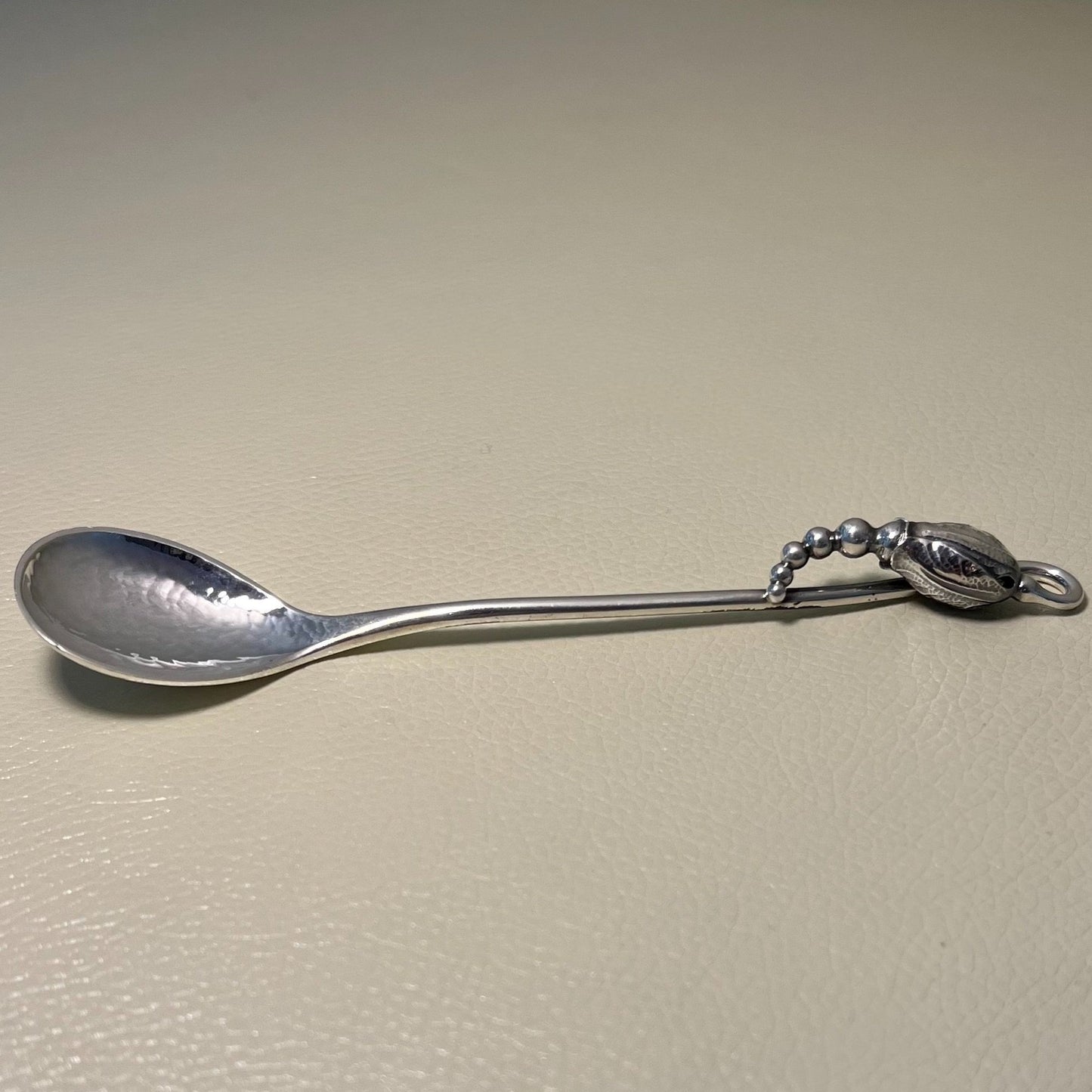 Estate Georg Jensen Sterling Silver "Blossom" Teaspoon Small Design No. 84