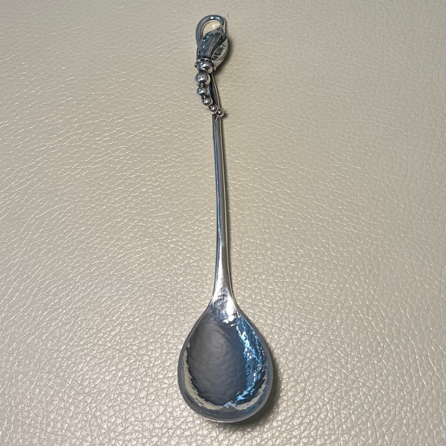 Estate Georg Jensen Sterling Silver "Blossom" Teaspoon Small Design No. 84