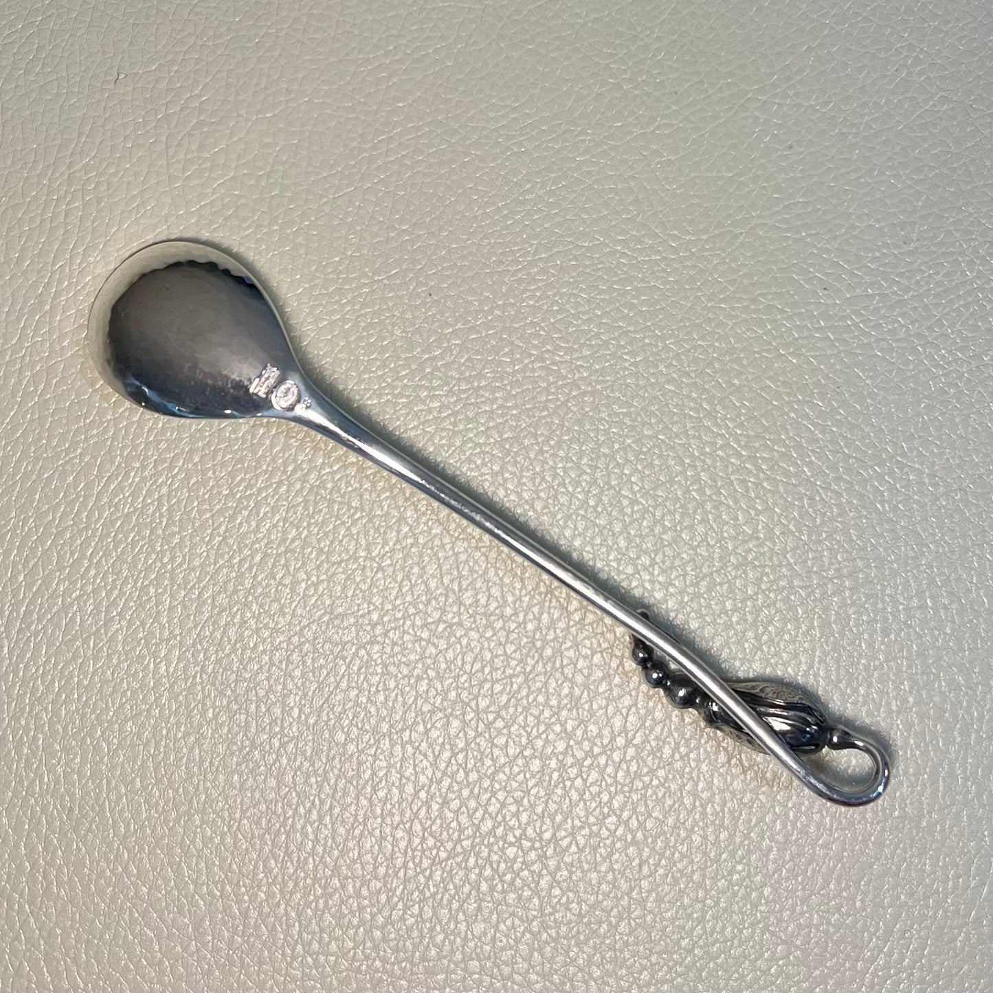 Estate Georg Jensen Sterling Silver "Blossom" Teaspoon Small Design No. 84