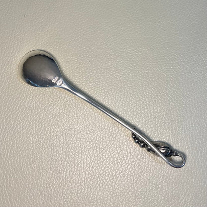 Estate Georg Jensen Sterling Silver "Blossom" Teaspoon Small Design No. 84