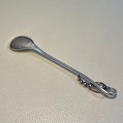 Estate Georg Jensen Sterling Silver "Blossom" Teaspoon Small Design No. 84