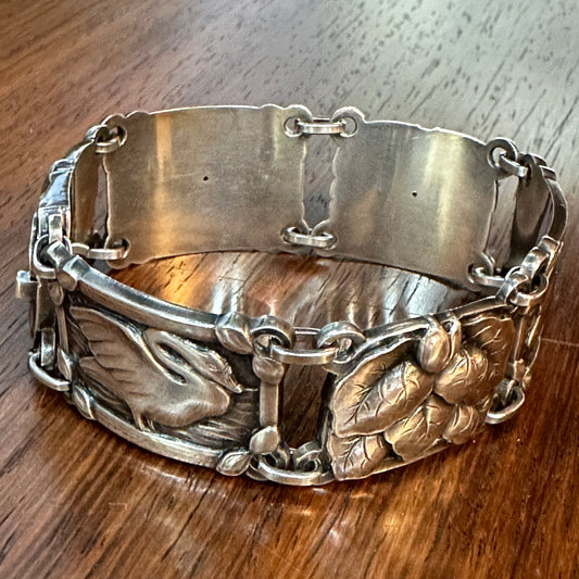 Estate Georg Jensen Sterling Silver Bracelet by Kristian Møhl-Hansen No. 42