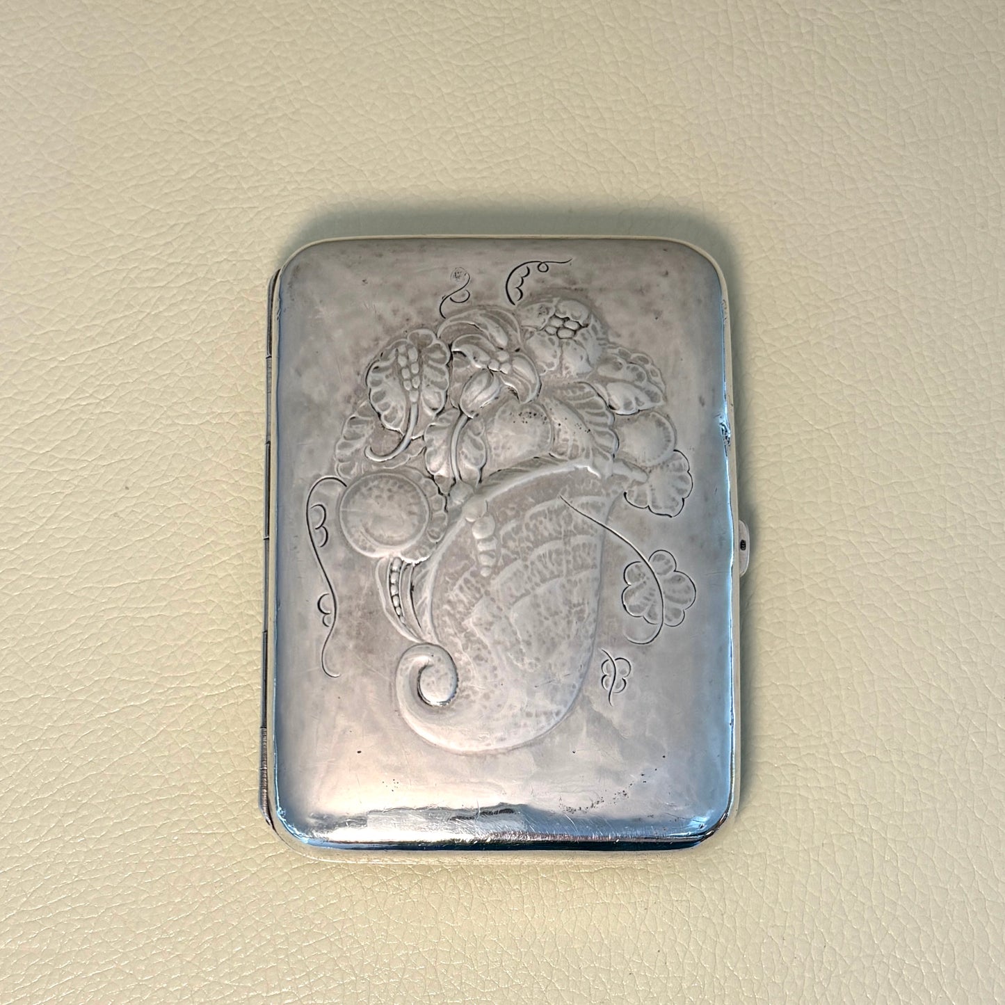 Estate Georg Jensen Sterling Silver Card/Cigarette Case No 75C