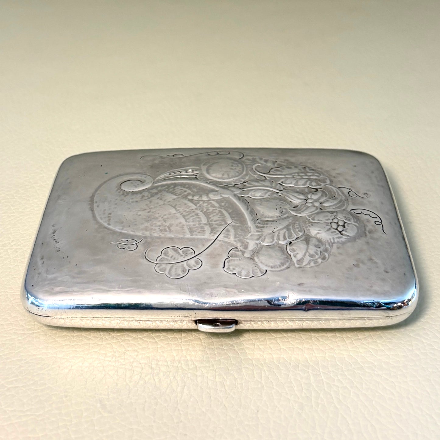 Estate Georg Jensen Sterling Silver Card/Cigarette Case No 75C