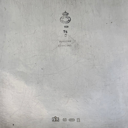 Estate Georg Jensen Sterling Silver Card/Cigarette Case No 75C