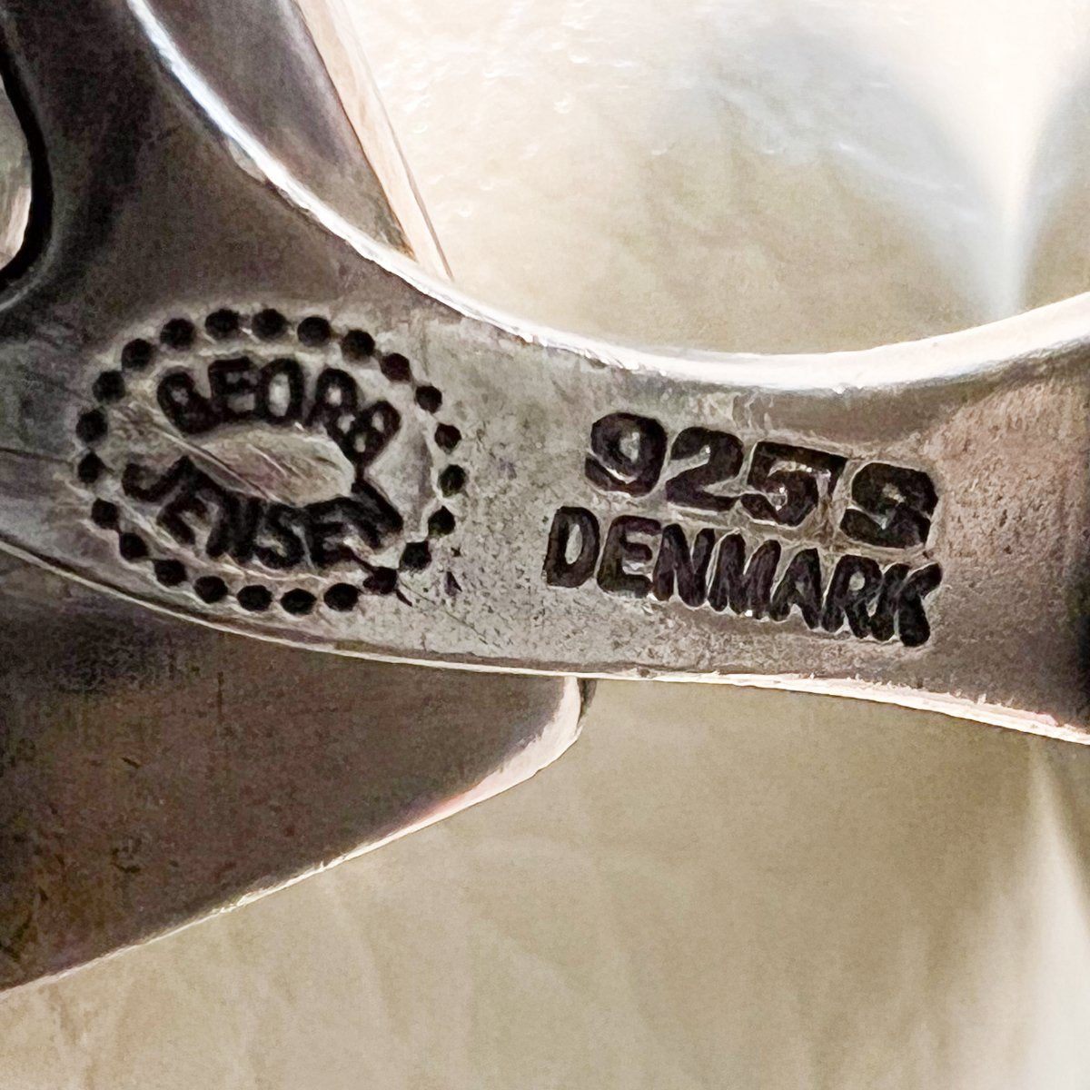 本カメオ　銀金具　色々　97g 東S8-0509☆2F Estate Georg Jensen Sterling Silver Cufflinks by Nanna Ditzel No