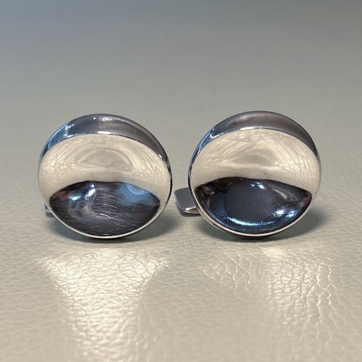 Estate Georg Jensen Sterling Silver Cufflinks by Nanna Ditzel No. 74B