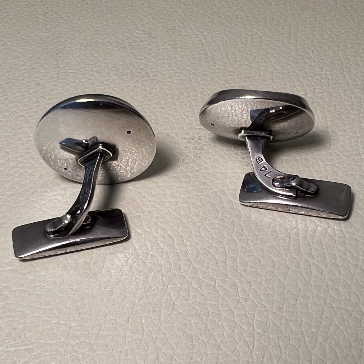 Estate Georg Jensen Sterling Silver Cufflinks by Nanna Ditzel No. 74B