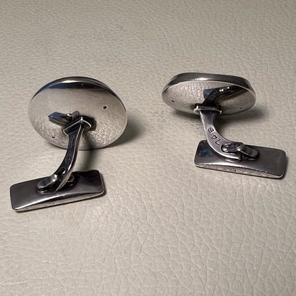 Estate Georg Jensen Sterling Silver Cufflinks by Nanna Ditzel No. 74B