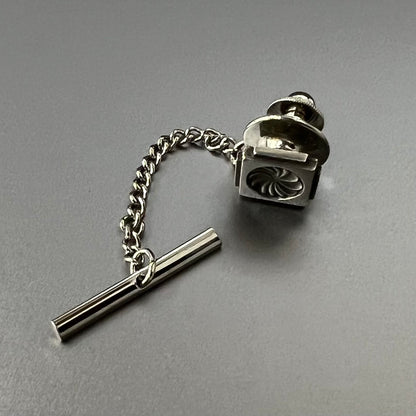 Estate Georg Jensen Sterling Silver Cufflinks with Tie Tack 3 Piece Set by Henry Pilstrup No. 59B