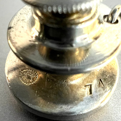 Estate Georg Jensen Sterling Silver Tie Tack by Nanna Ditzel No 74