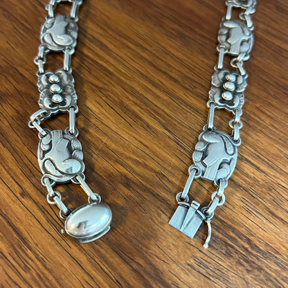 Estate Georg Jensen Sterling Silver Dove Necklace by Kristian Møhl-Hansen No. 16