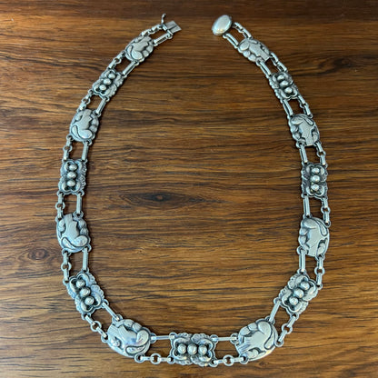 Estate Georg Jensen Sterling Silver Dove Necklace by Kristian Møhl-Hansen No. 16