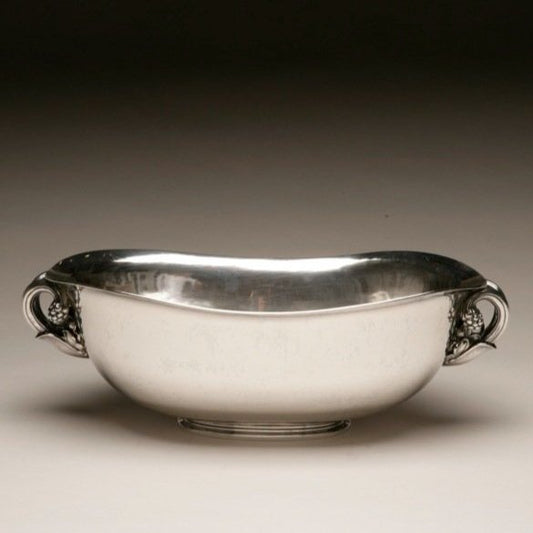 Estate Georg Jensen Sterling Silver “Monumental” Centerpiece Bowl No. 650 by Harald Nielsen