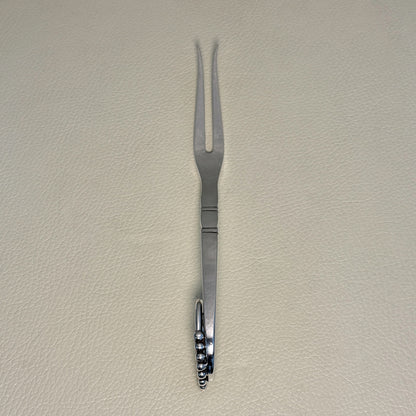 Estate Georg Jensen Sterling Silver Ornamental Cold Cut Fork No. 41