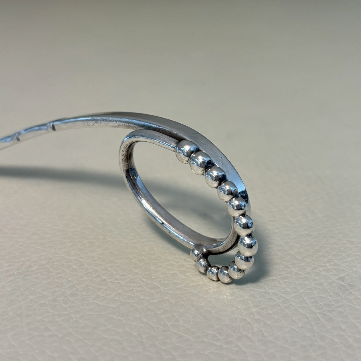 Estate Georg Jensen Sterling Silver Ornamental Nut Spoon No. 41