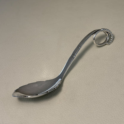 Estate Georg Jensen Sterling Silver Ornamental Nut Spoon No. 41