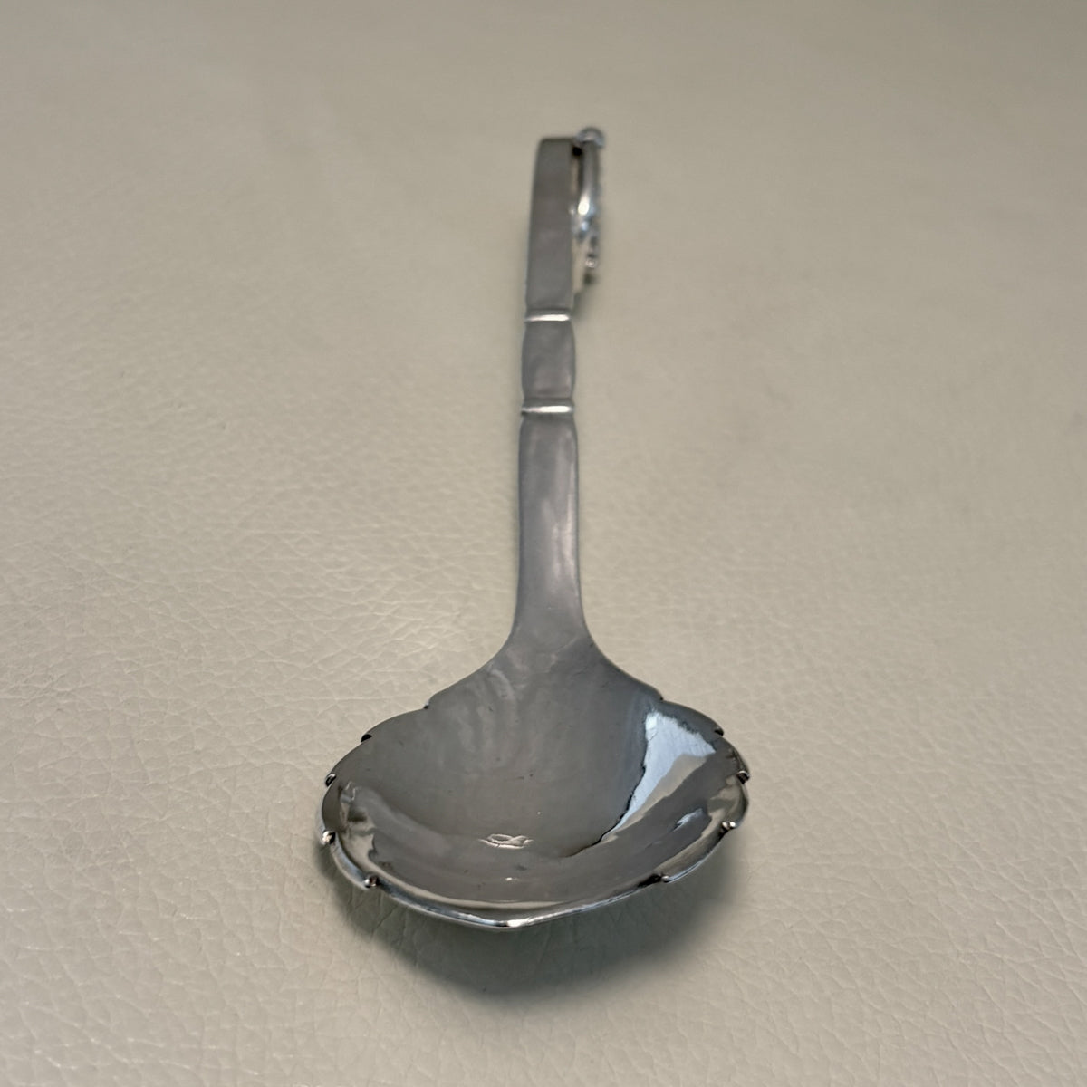 Estate Georg Jensen Sterling Silver Ornamental Nut Spoon No. 41