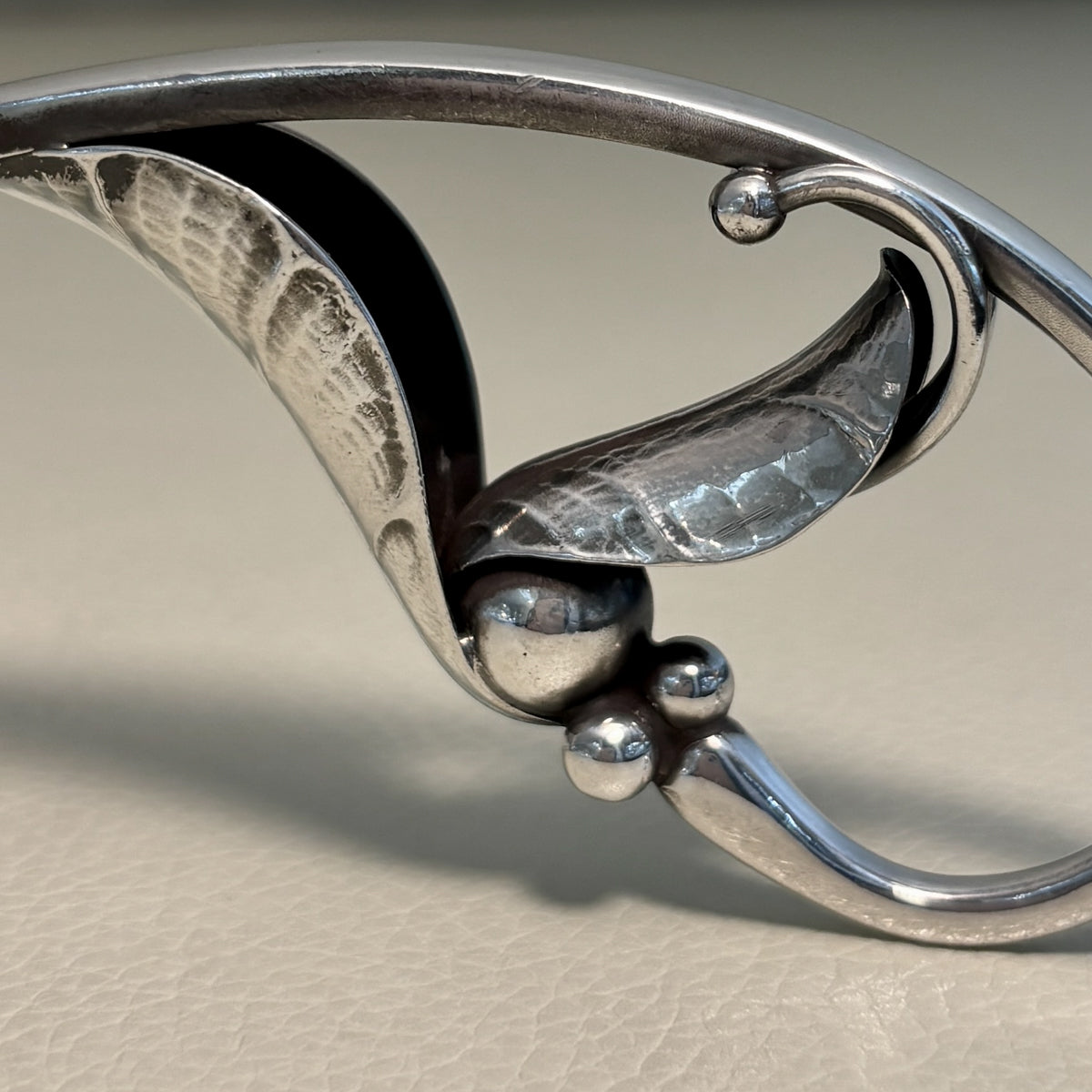 Estate Georg Jensen Sterling Silver Ornamental Serving Fork No 141