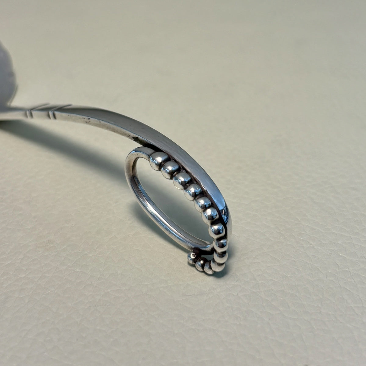 Estate Georg Jensen Sterling Silver Ornamental Small Nut Spoon No. 41