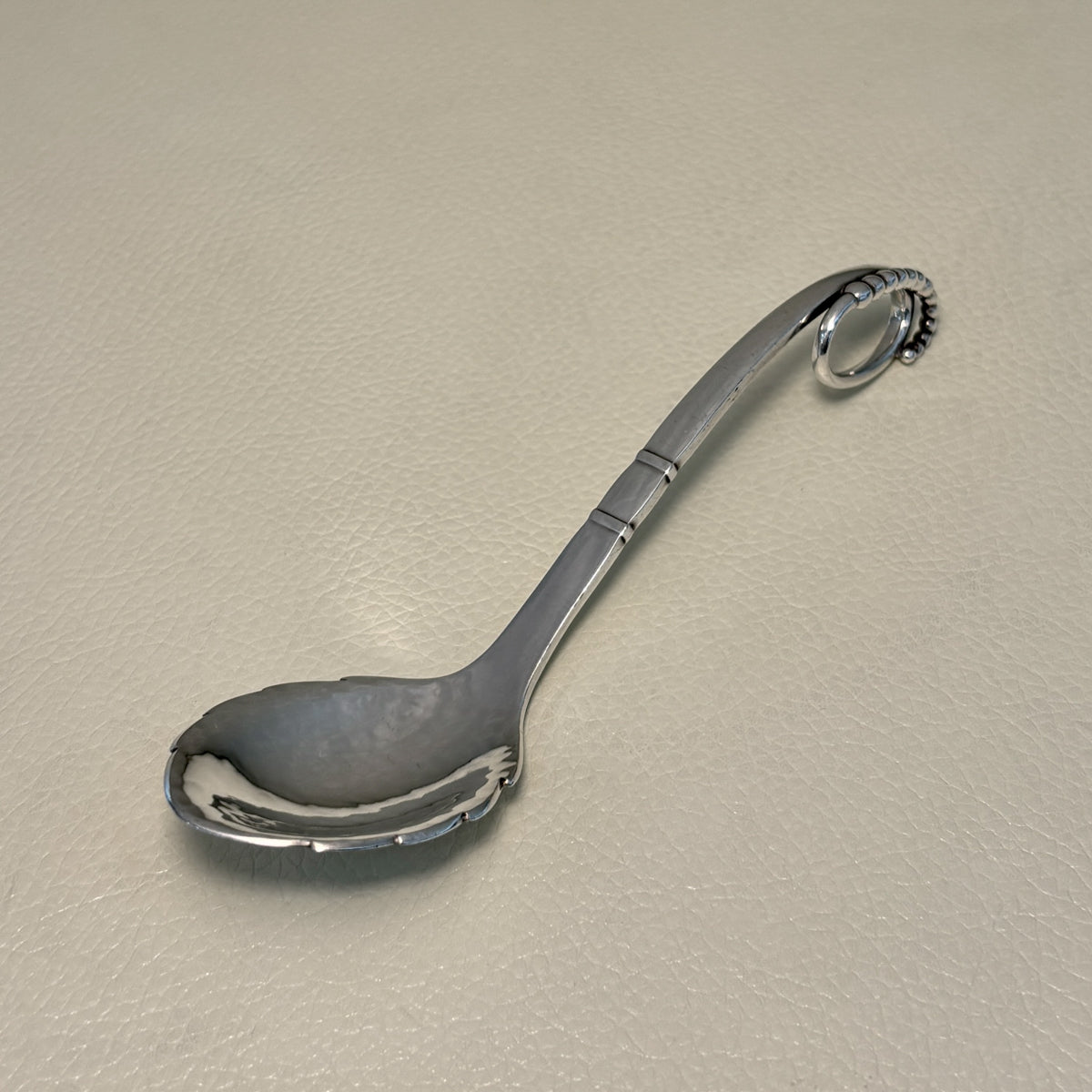 Estate Georg Jensen Sterling Silver Ornamental Small Nut Spoon No. 41