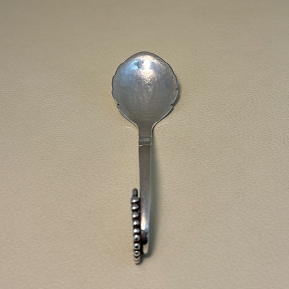 Estate Georg Jensen Sterling Silver Ornamental Small Nut Spoon No. 41