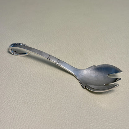 Estate Georg Jensen Sterling Silver Ornamental Small Serving Fork No. 41