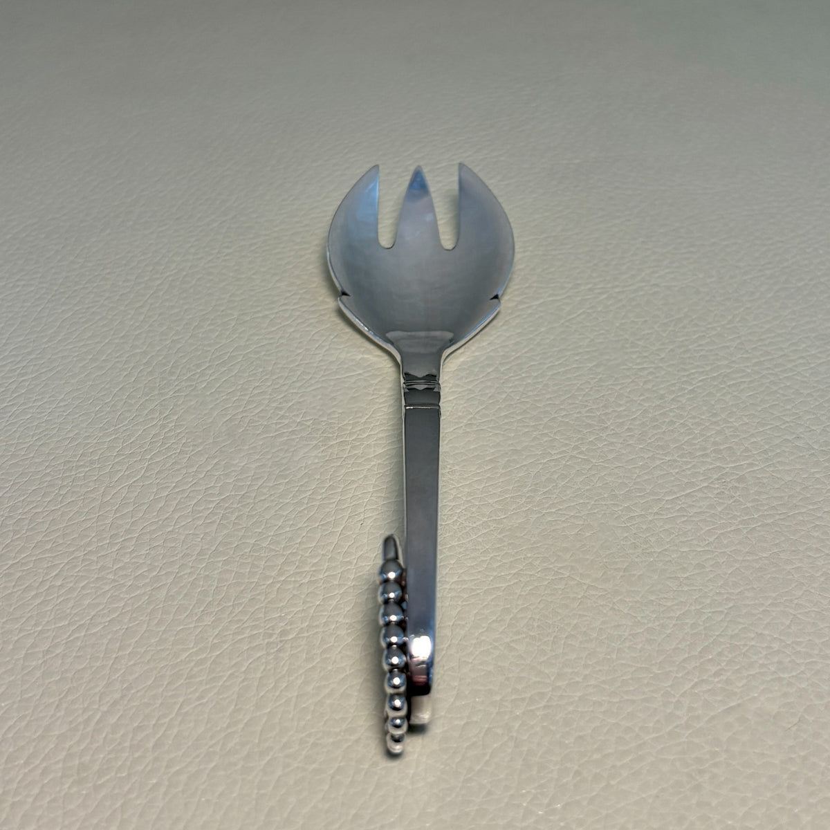 Estate Georg Jensen Sterling Silver Ornamental Small Serving Fork No. 41