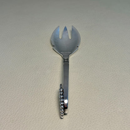 Estate Georg Jensen Sterling Silver Ornamental Small Serving Fork No. 41