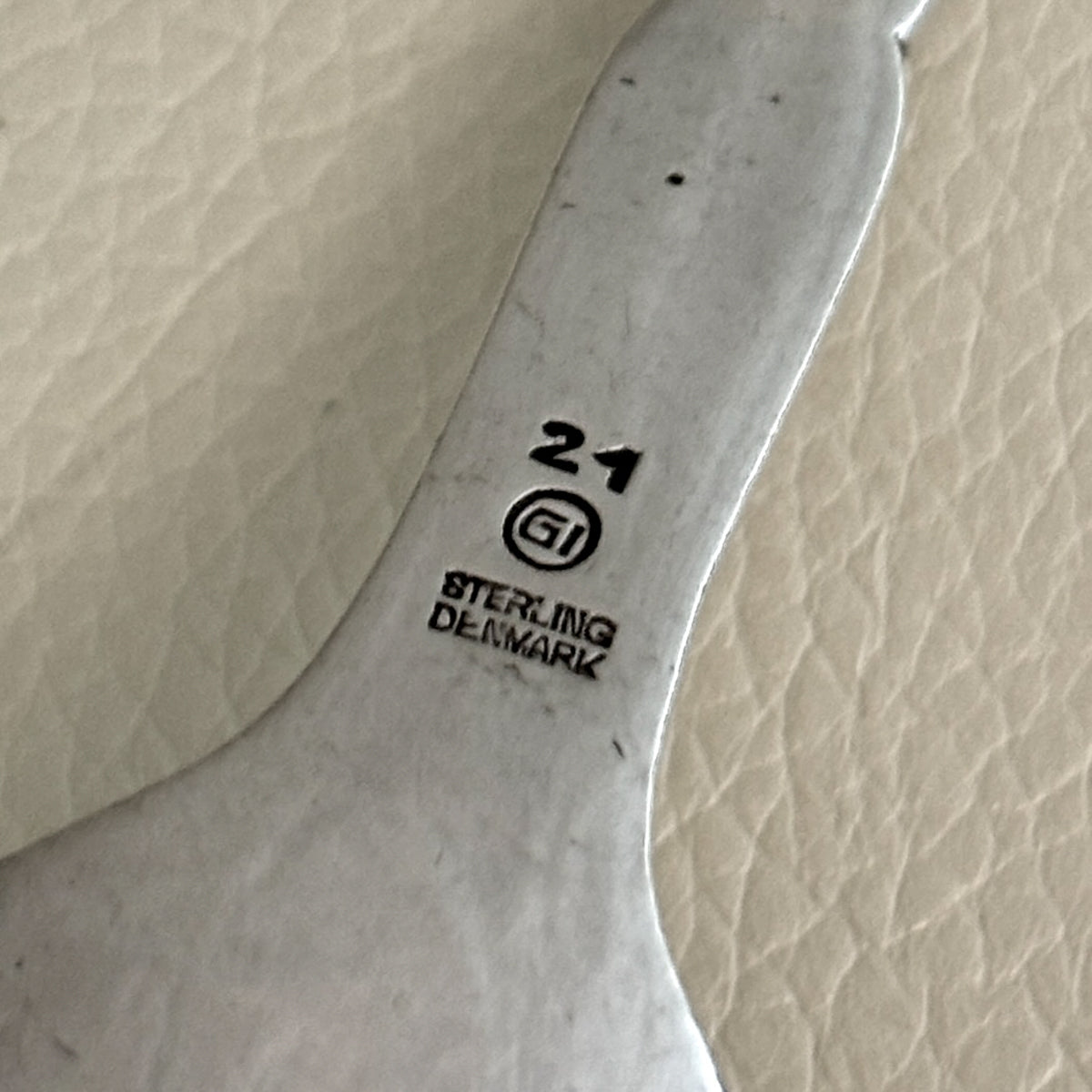 Estate Georg Jensen Sterling Silver Ornamental Spoon No 21