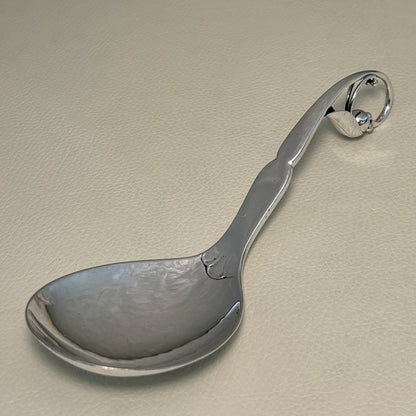 Estate Georg Jensen Sterling Silver Ornamental Spoon No. 21 (6.38 Inches Long)