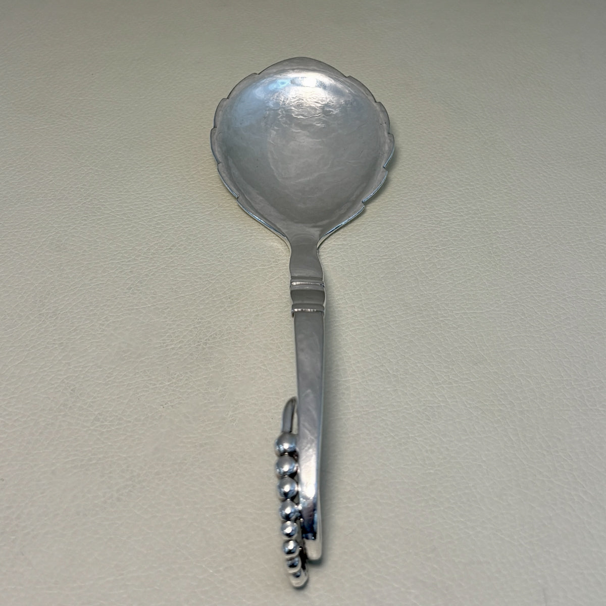 Estate Georg Jensen Sterling Silver Ornamental Spoon No. 41 (7.5 Inches Long)