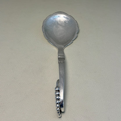 Estate Georg Jensen Sterling Silver Ornamental Spoon No. 41 (7.5 Inches Long)