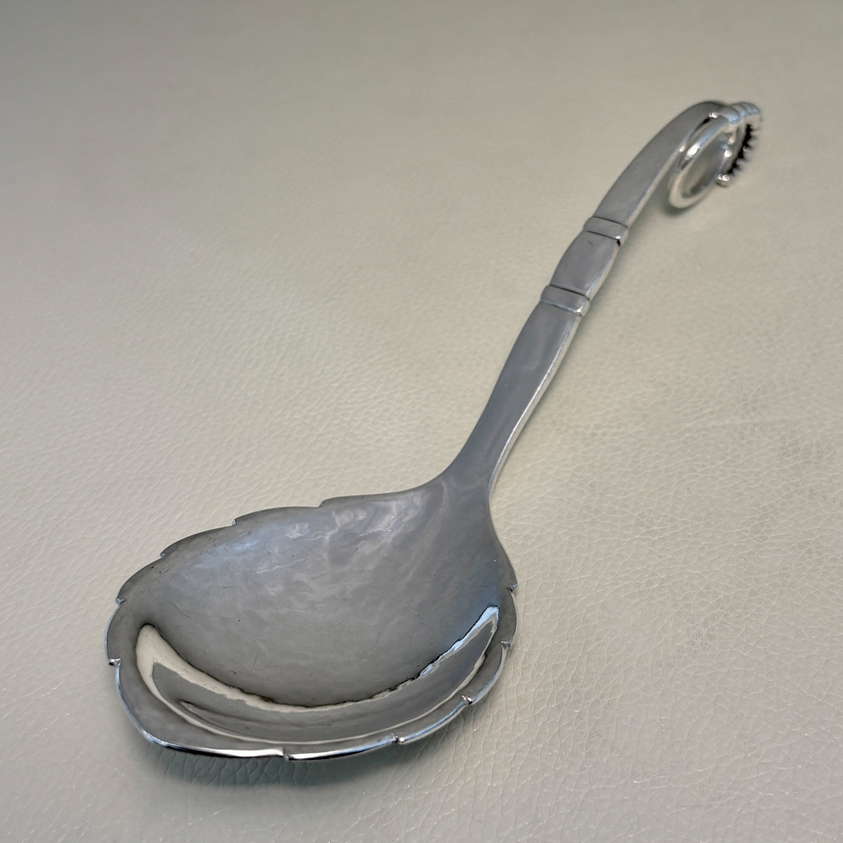 Estate Georg Jensen Sterling Silver Ornamental Spoon No. 41 (7.5 Inches Long)