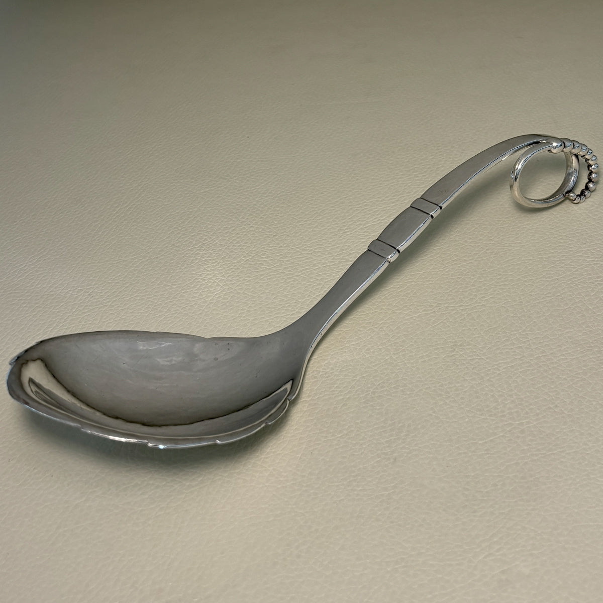 Estate Georg Jensen Sterling Silver Ornamental Spoon No. 41 (8 Inches Long)