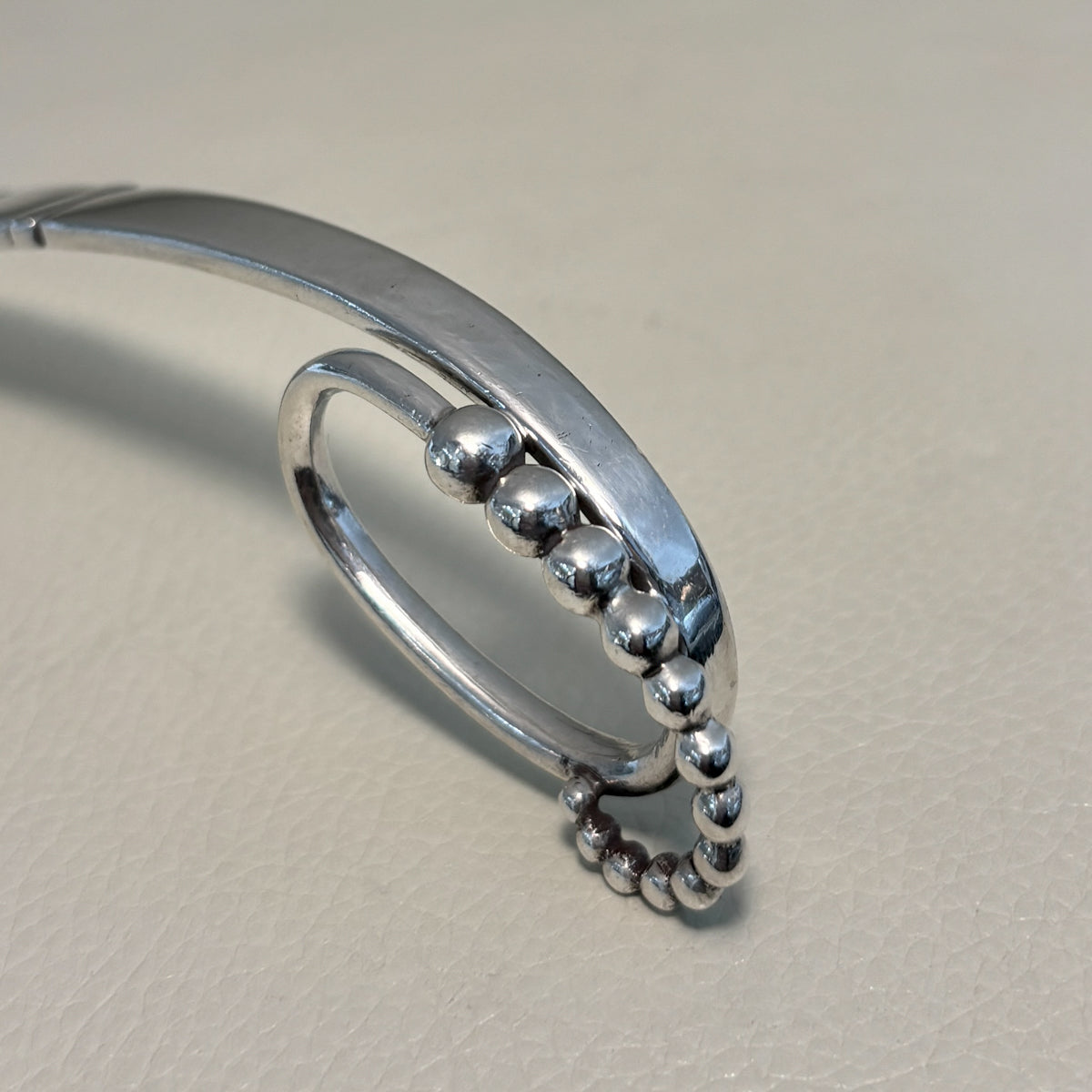 Estate Georg Jensen Sterling Silver Ornamental Spoon No. 41 (8 Inches Long)