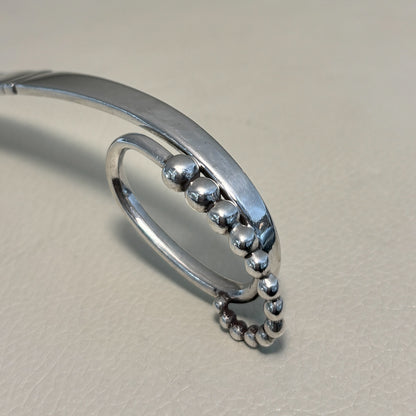 Estate Georg Jensen Sterling Silver Ornamental Spoon No. 41 (8 Inches Long)