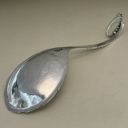Estate Georg Jensen Sterling Silver Ornamental Spoon No. 41 (8 Inches Long)
