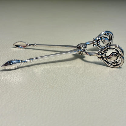 Estate Georg Jensen Sterling Silver Ornamental Sugar Nips No. 42